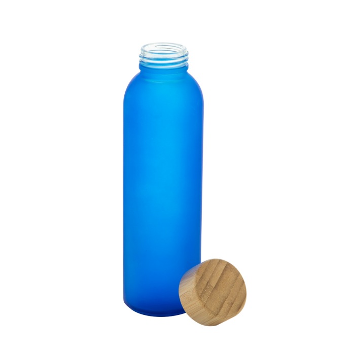 Reklámajándék | Cloody üveg kulacs, kék, 500 ml