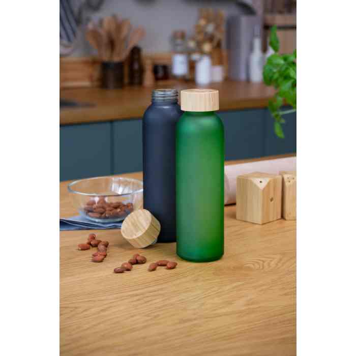 Reklámajándék | Cloody üveg kulacs, kék, 500 ml