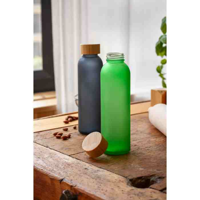 Reklámajándék | Cloody üveg kulacs, kék, 500 ml