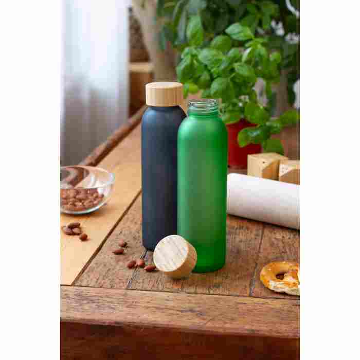 Reklámajándék | Cloody üveg kulacs, kék, 500 ml