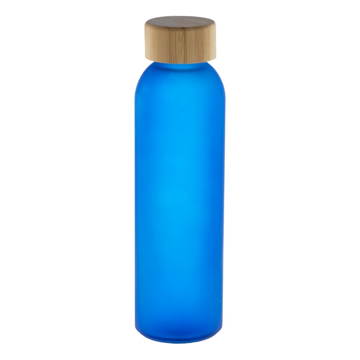 Reklámajándék | Cloody üveg kulacs, kék, 500 ml