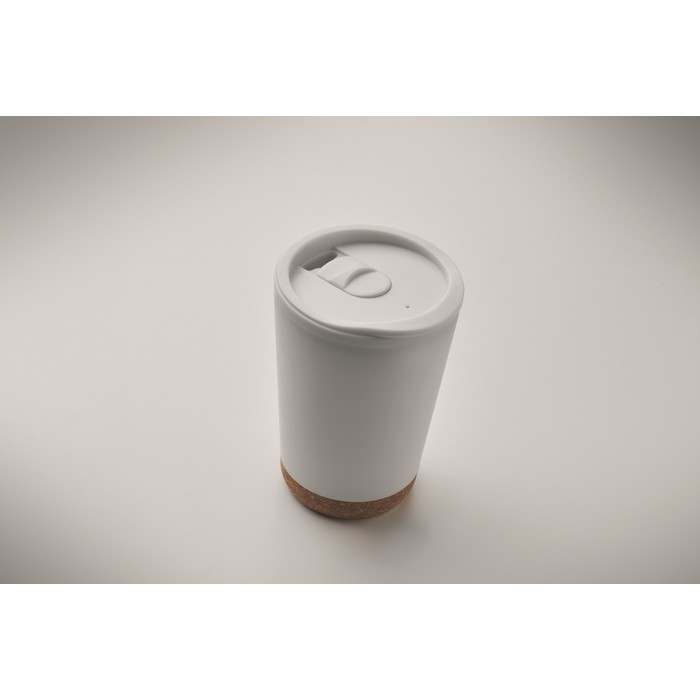 Reklámajándék | Co Duplafalú pohár 300 ml, fehér