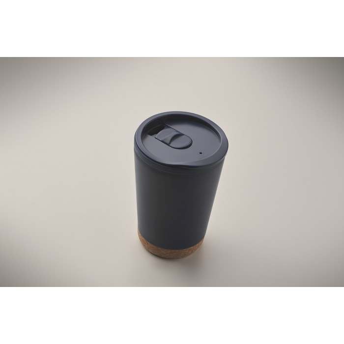 Reklámajándék | Co Duplafalú pohár 300 ml, sötétkék