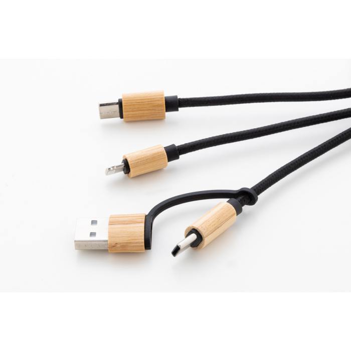 Reklámajándék | Cobbel Mini USB töltőkábel, natúr