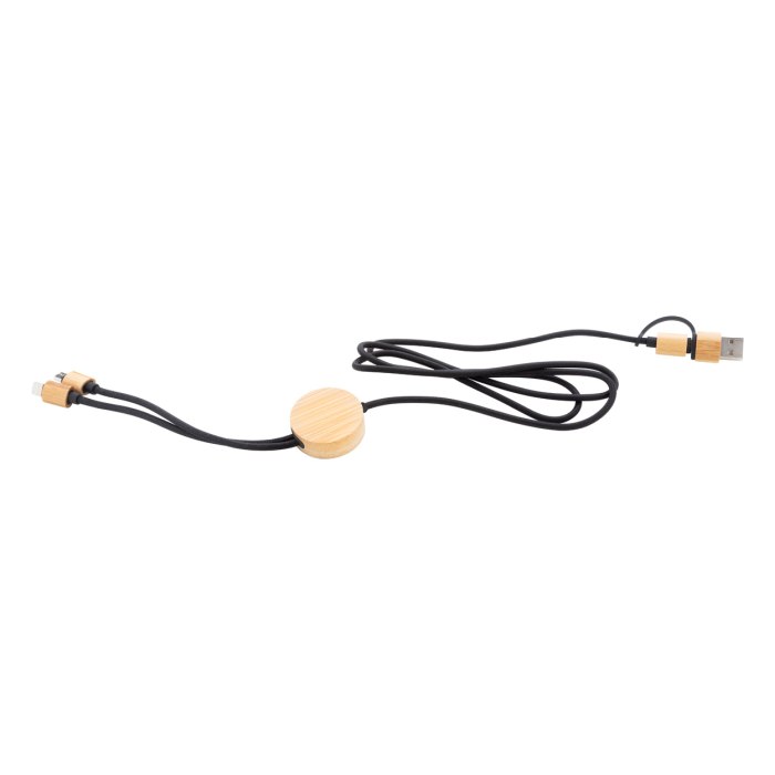 Reklámajándék | Cobbel USB töltőkábel, natúr