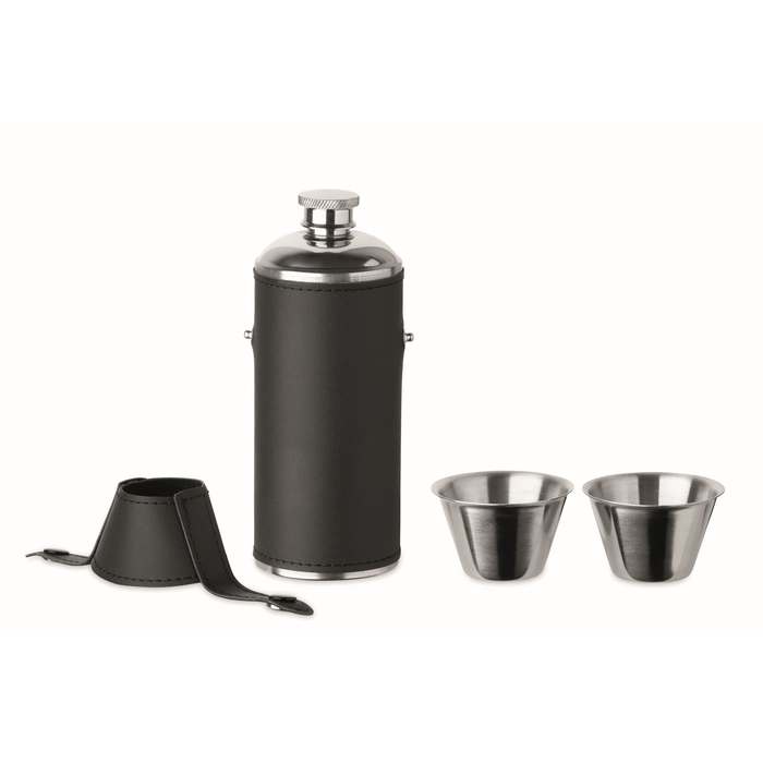 Cocoon Italtartó poharakkal, 230 ml, fekete | Reklámajándék, reklámtárgy, céges ajándék, egyedi reklámajándék Reklámajándék | Cocoon Italtartó poharakkal, 230 ml, fekete