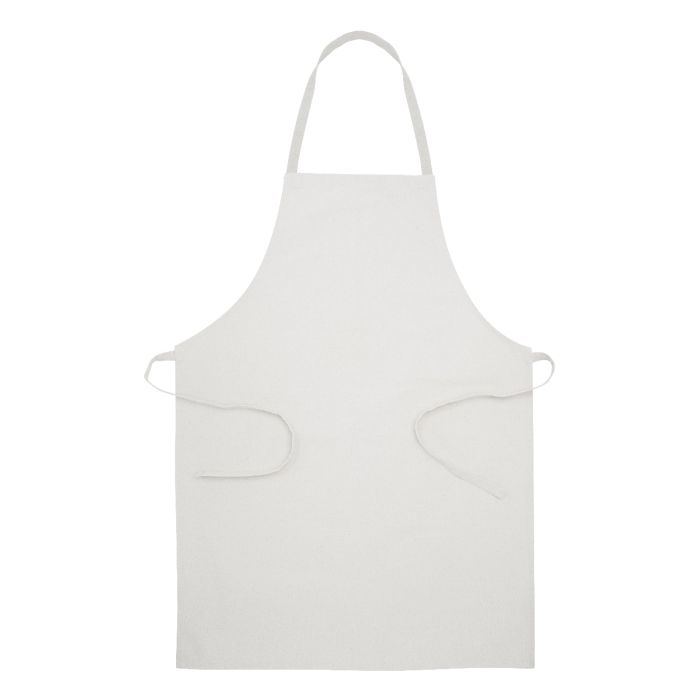 Reklámajándék | Commis pamut kötény, fehér