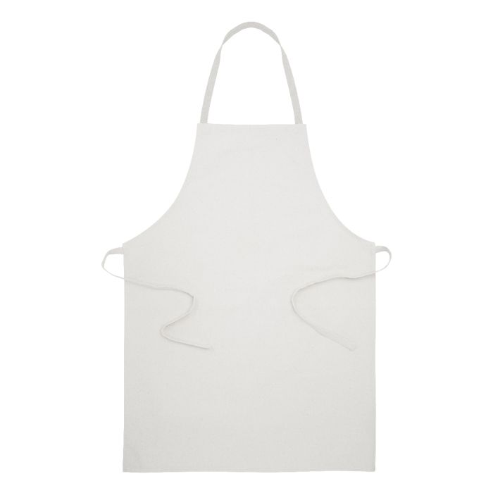 Reklámajándék | Commis pamut kötény, fehér