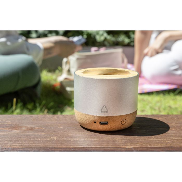 Reklámajándék | Corbofi vezeték nélküli hangszóró, ezüst