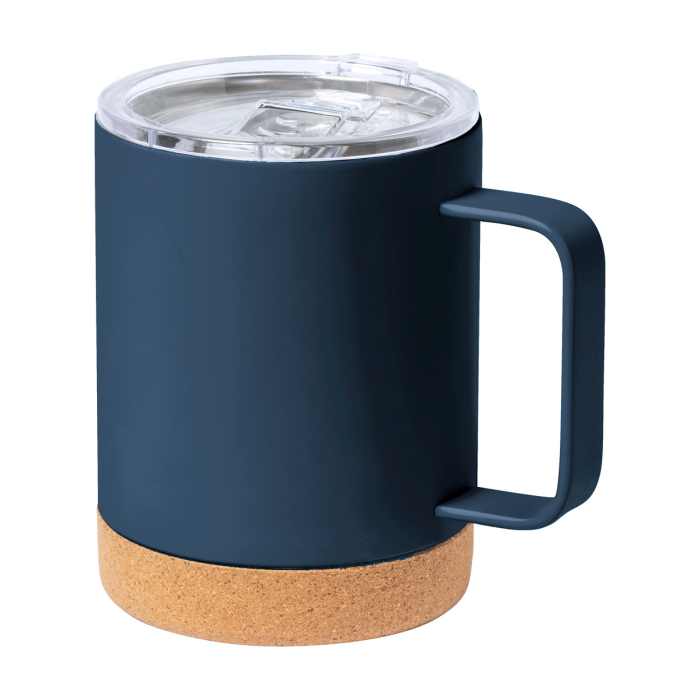 Reklámajándék | Corgox thermo bögre, sötétkék, 330 ml