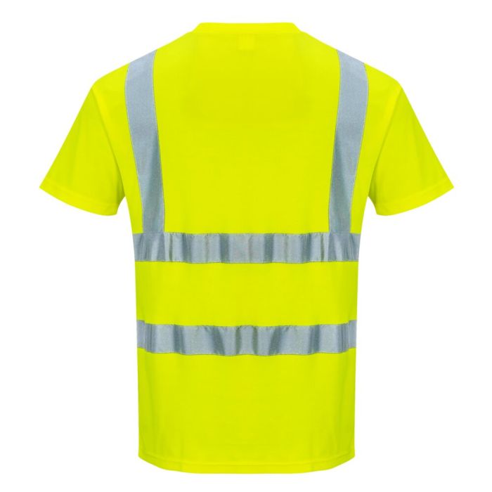 Portwest Cotton Comfort rövid ujjú póló, sárga