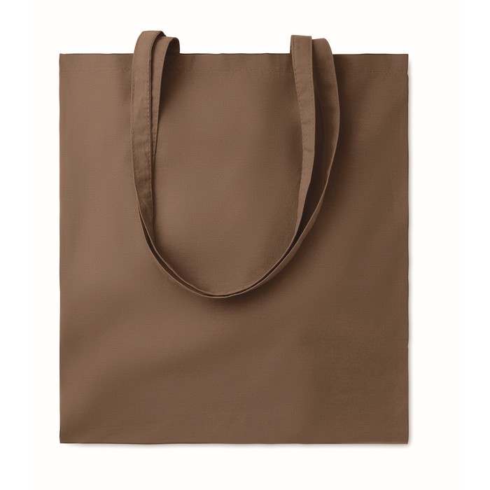 Reklámajándék | Cottonel Colour ++ Pamut bevásárlótáska, 180 g, barna