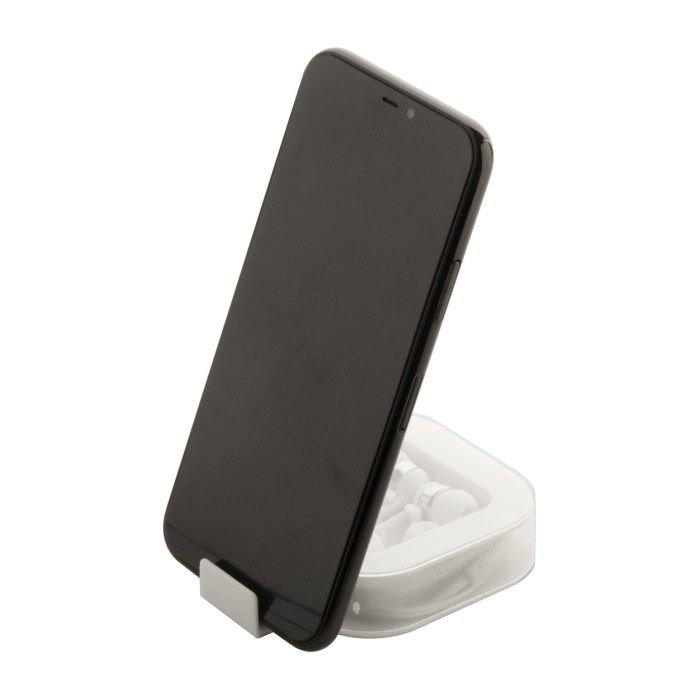Reklámajándék | Cound USB-C fülhallgató, fehér