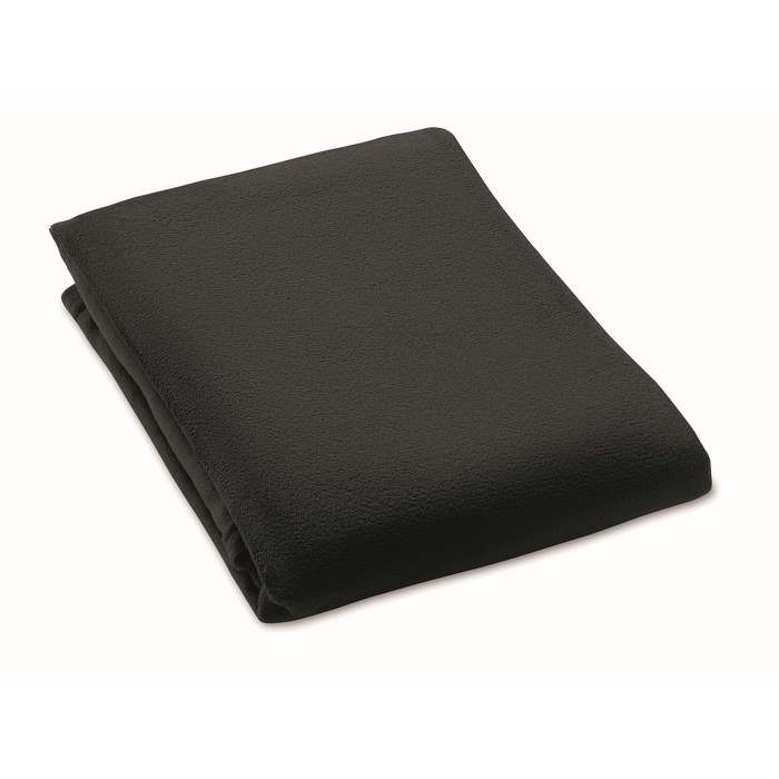 Reklámajándék | Cozy 2 az 1-ben útitakaró készlet, fekete