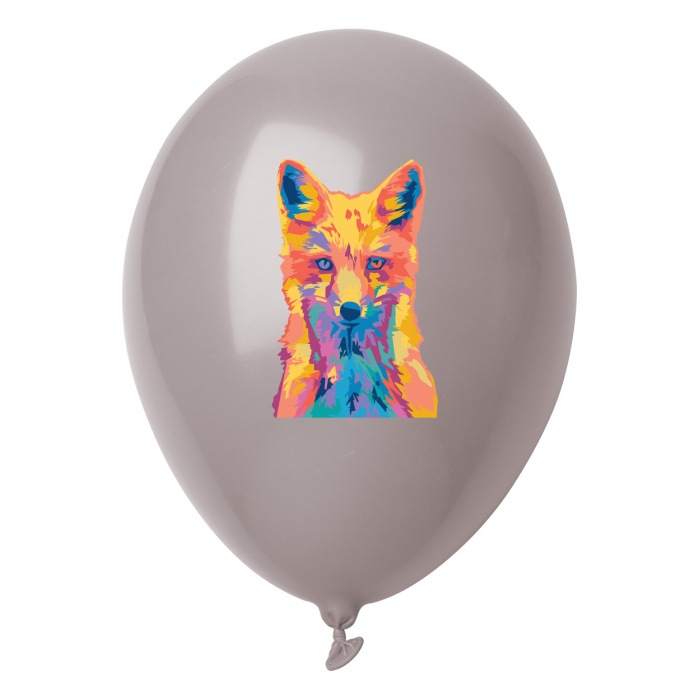 CreaBalloon Pastel léggömb, szürke