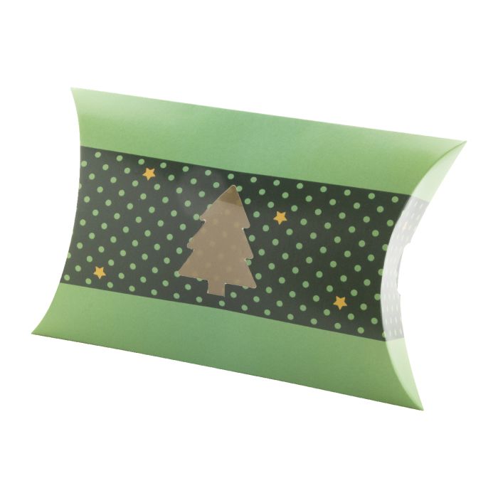 CreaBox Pillow Xmas M doboz, fehér | Reklámajándék, reklámtárgy, céges ajándék, egyedi reklámajándék Reklámajándék | CreaBox Pillow Xmas M doboz, fehér