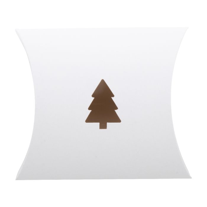 Reklámajándék | CreaBox Pillow Xmas S doboz, fehér