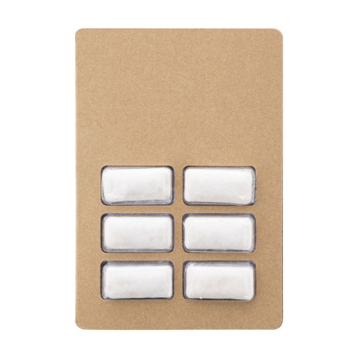 Reklámajándék | CreaChew Deluxe Eco egyedi rágógumi, natúr