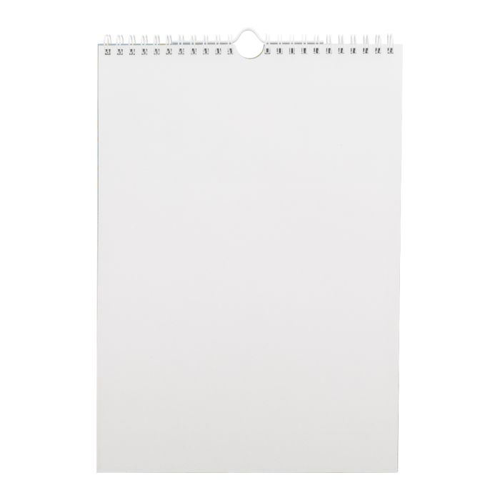 Reklámajándék | CreaDate Wall A4 egyedi falinaptár, fehér