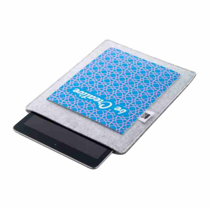 Reklámajándék | CreaFelt Tablet egyedi tablettartó, fehér