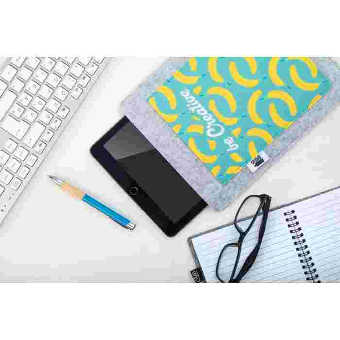 Reklámajándék | CreaFelt Tablet egyedi tablettartó, fehér