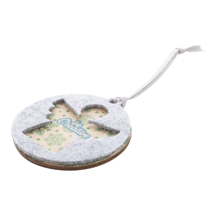 Reklámajándék | CreaFelt Tree karácsonyfadísz, angyal, szürke