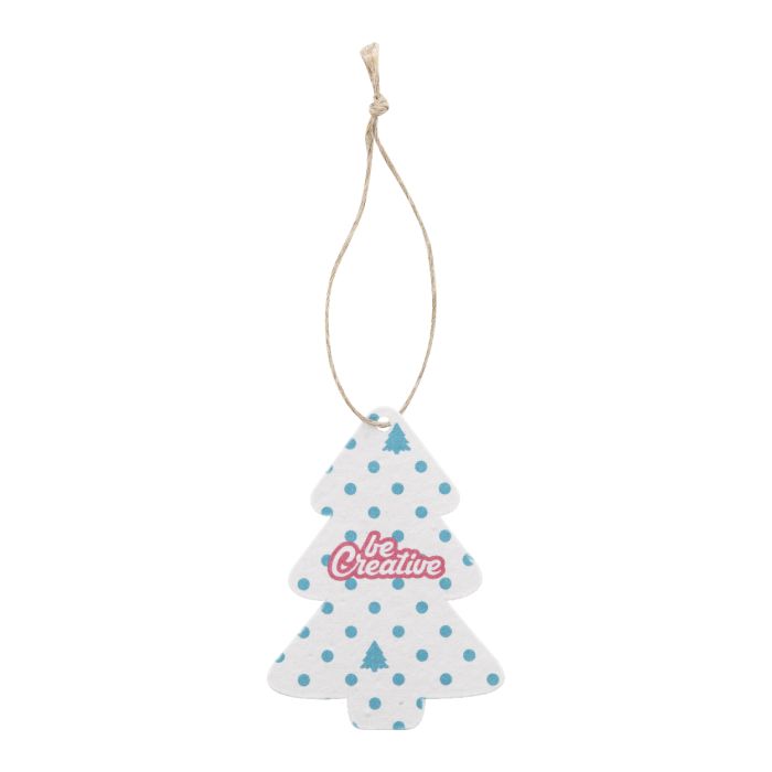 CreaJul Seed egyedi magpapír karácsonyfadísz, karácsonyfa, natúr | Reklámajándék, reklámtárgy, céges ajándék, egyedi reklámajándék Reklámajándék | CreaJul Seed egyedi magpapír karácsonyfadísz, karácsonyfa, natúr
