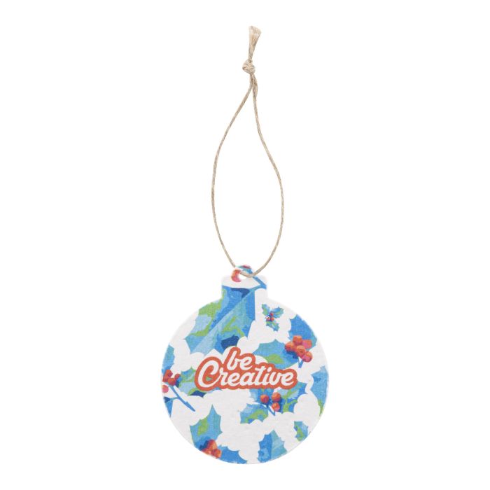 CreaJul Seed egyedi magpapír karácsonyfadísz, kör, natúr | Reklámajándék, reklámtárgy, céges ajándék, egyedi reklámajándék Reklámajándék | CreaJul Seed egyedi magpapír karácsonyfadísz, kör, natúr