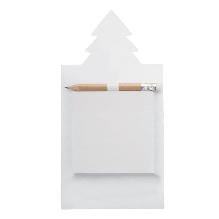 Reklámajándék | CreaStick Fridge Xmas egyedi hűtőmágnes, fehér