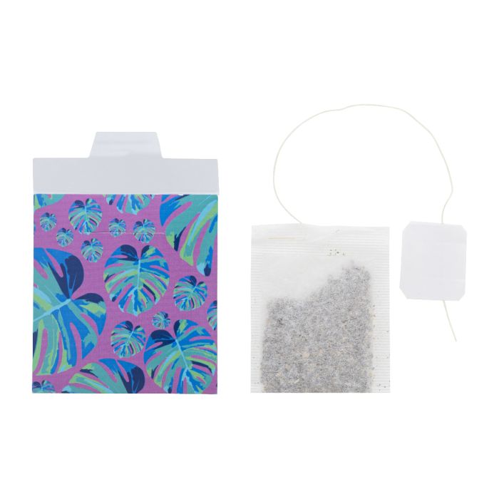 Reklámajándék | CreaTea Slim egyedi teafilter, zöld tea, fehér