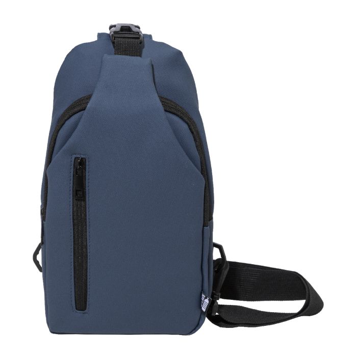 Crobud RPET oldaltáska, sötét kék | Reklámajándék, reklámtárgy, céges ajándék, egyedi reklámajándék Reklámajándék | Crobud RPET oldaltáska, sötét kék