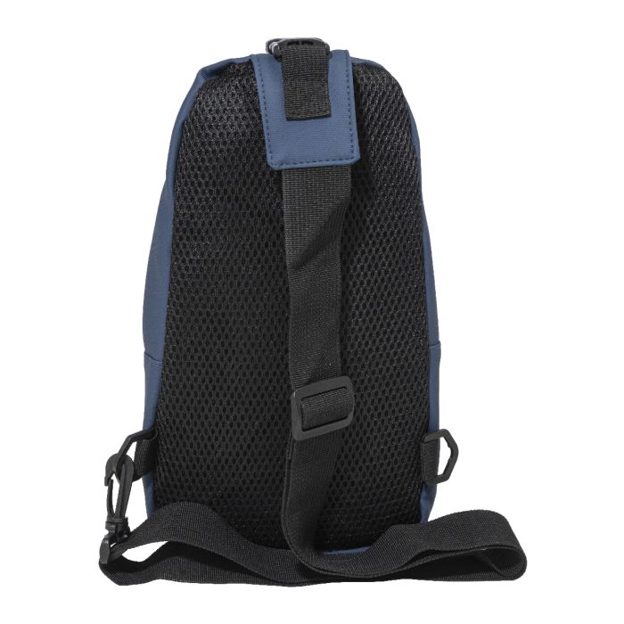 Crobud RPET oldaltáska, sötét kék | Reklámajándék, reklámtárgy, céges ajándék, egyedi reklámajándék Reklámajándék | Crobud RPET oldaltáska, sötét kék