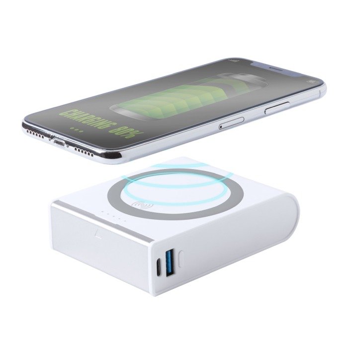 Crooft power bank, fehér