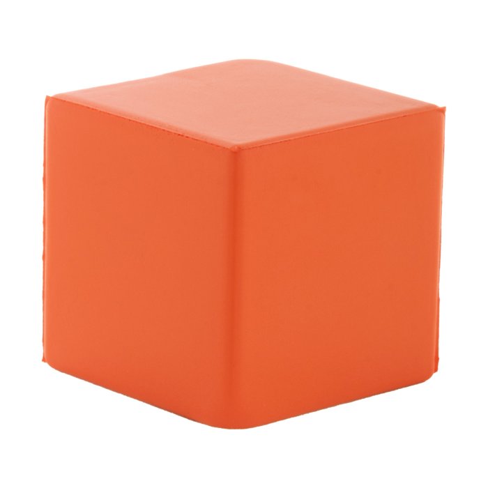 Reklámajándék | Cubix stresszlabda, narancssárga