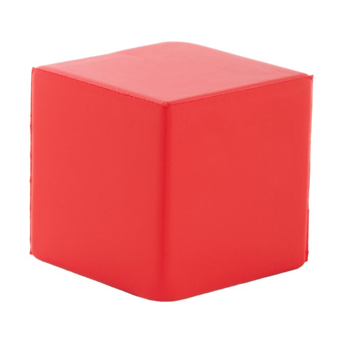 Reklámajándék | Cubix stresszlabda, piros