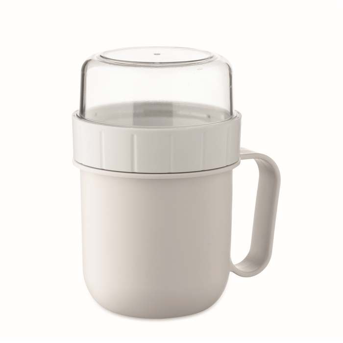 Cup On Go PP úti pohár 450 ml, fehér | Reklámajándék, reklámtárgy, céges ajándék, egyedi reklámajándék Reklámajándék | Cup On Go PP úti pohár 450 ml, fehér