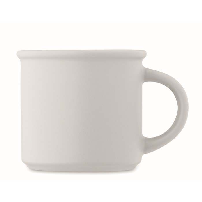 Reklámajándék | Cupage Matt kerámia bögre 300 ml, fehér