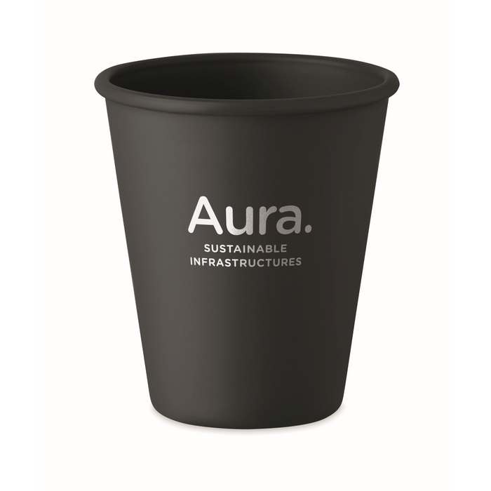 Reklámajándék | Cupful PLA szimplafalú pohár, fekete