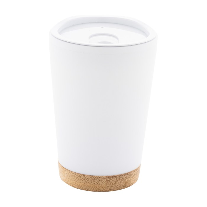 Reklámajándék | Dellio thermo pohár, fehér, 260 ml