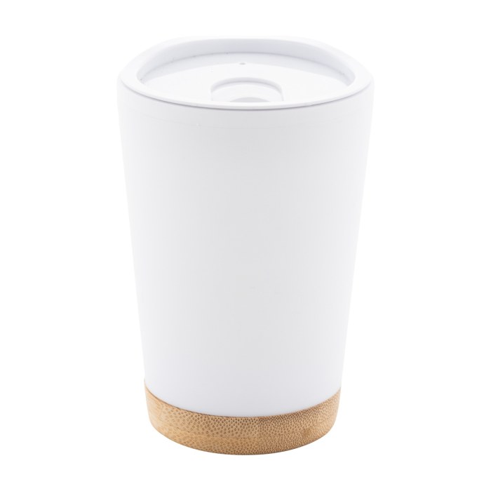 Reklámajándék | Dellio thermo pohár, fehér, 260 ml