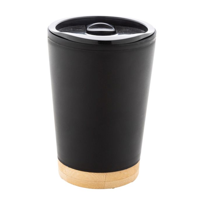 Reklámajándék | Dellio thermo pohár, fekete, 260 ml