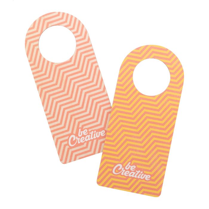 Reklámajándék | Disturb Wood egyedi ajtótábla, natúr