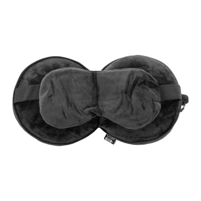 Dreamfly RPET nyakpárna, fekete | Reklámajándék, reklámtárgy, céges ajándék, egyedi reklámajándék Reklámajándék | Dreamfly RPET nyakpárna, fekete