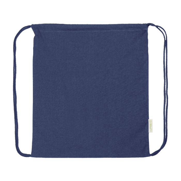 Reklámajándék | Dropex újrahasznosított pamut hátizsák, kék