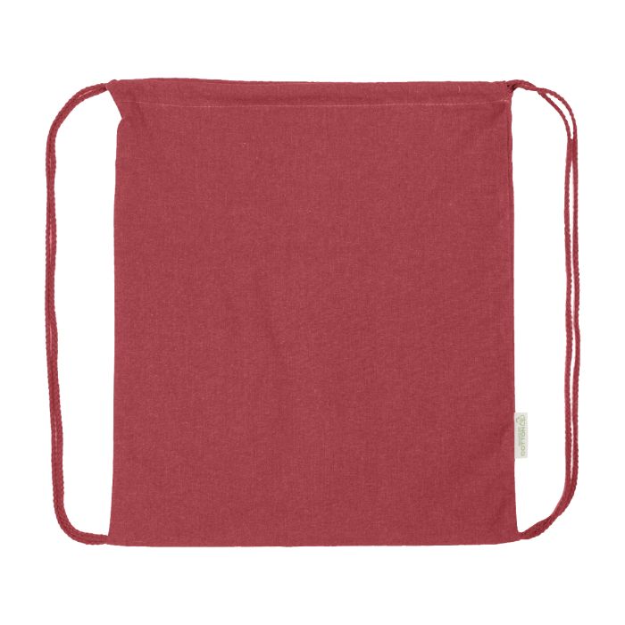 Reklámajándék | Dropex újrahasznosított pamut hátizsák, piros