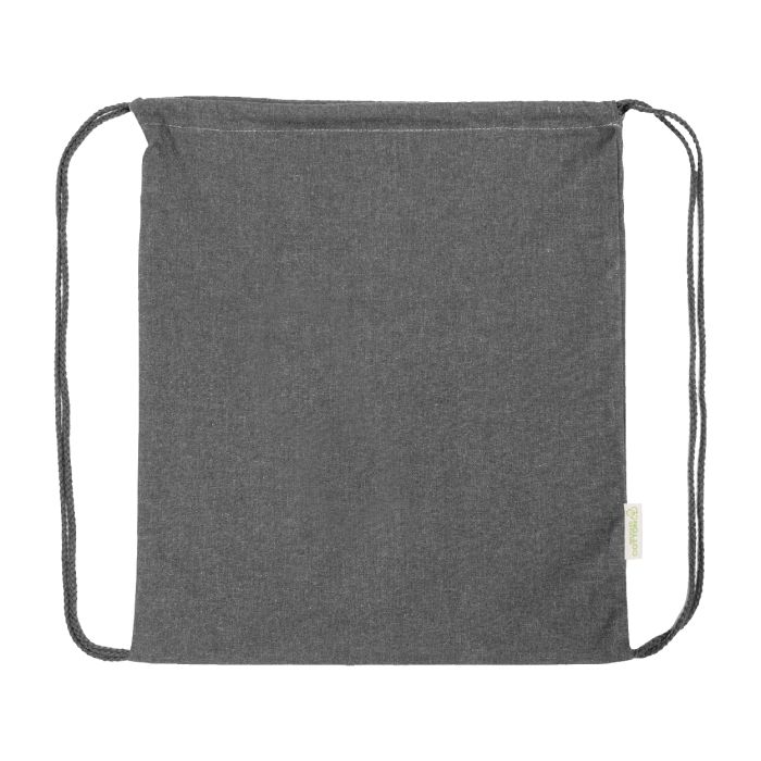 Reklámajándék | Dropex újrahasznosított pamut hátizsák, szürke
