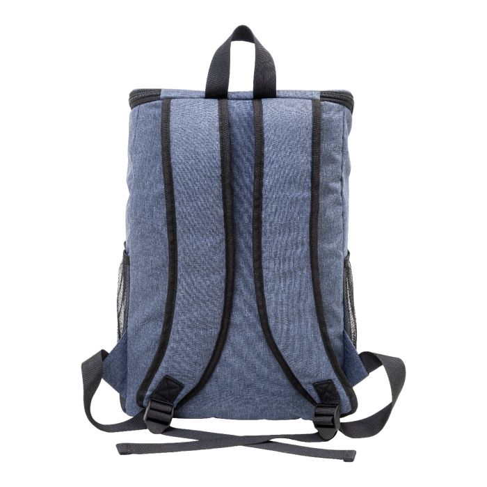 Duonic RPET piknik hűtőtáska hátizsák, sötét kék | Reklámajándék, reklámtárgy, céges ajándék, egyedi reklámajándék Reklámajándék | Duonic RPET piknik hűtőtáska hátizsák, sötét kék