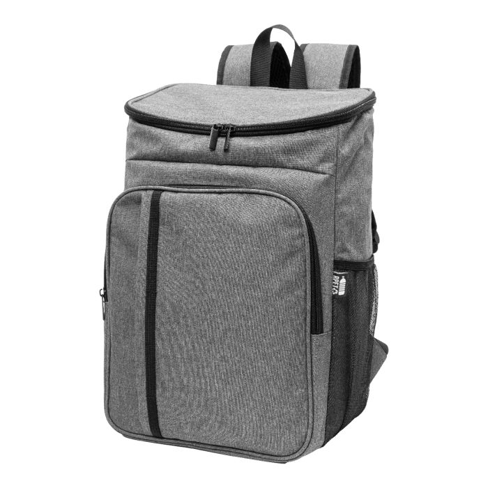 Duonic RPET piknik hűtőtáska hátizsák, sötétszürke | Reklámajándék, reklámtárgy, céges ajándék, egyedi reklámajándék Reklámajándék | Duonic RPET piknik hűtőtáska hátizsák, sötétszürke