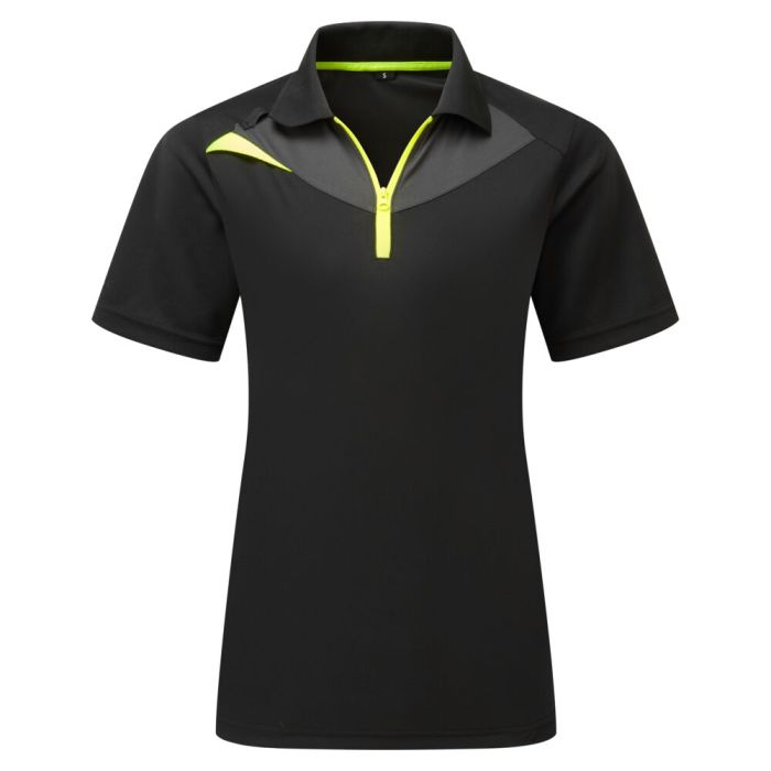 Portwest DX4 póló S/S, fekete | Adgift Reklámajándéktól Portwest DX4 póló S/S, fekete