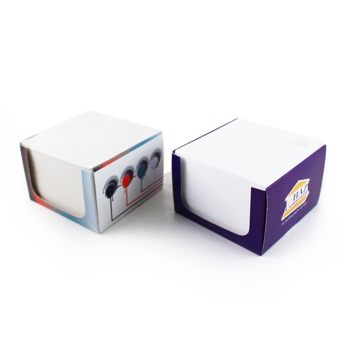 Egyedi jegyzettömb logózott tartóban